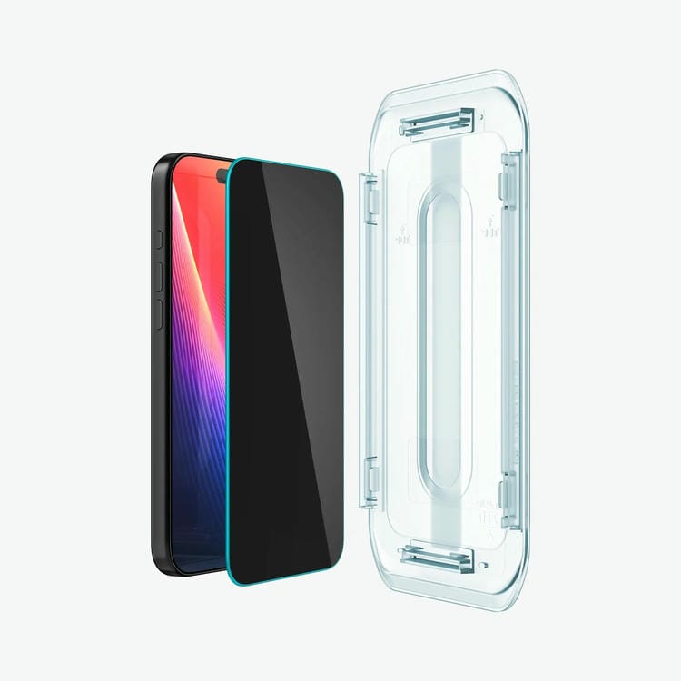 Kính cường lực chống nhìn trộm iPhone 17 Pro Max Spigen Glas.tR EZ FIT 2